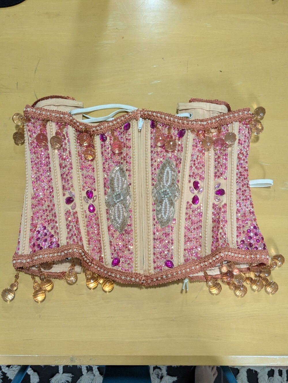 Rhinestoned corset